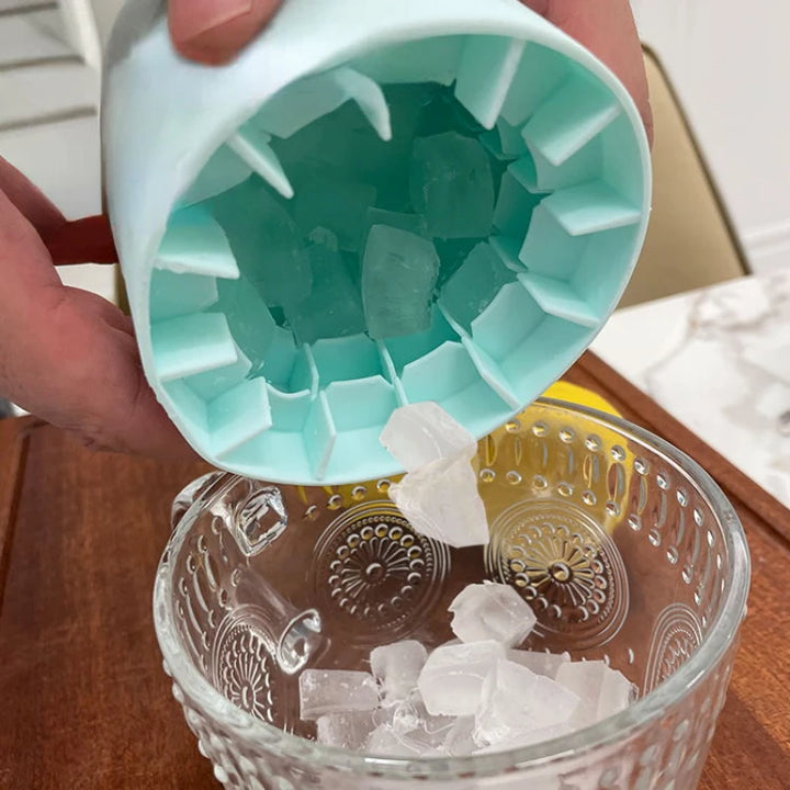 Compact Ice Bucket and Mold