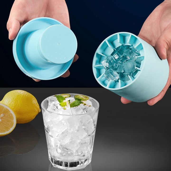 Compact Ice Bucket and Mold